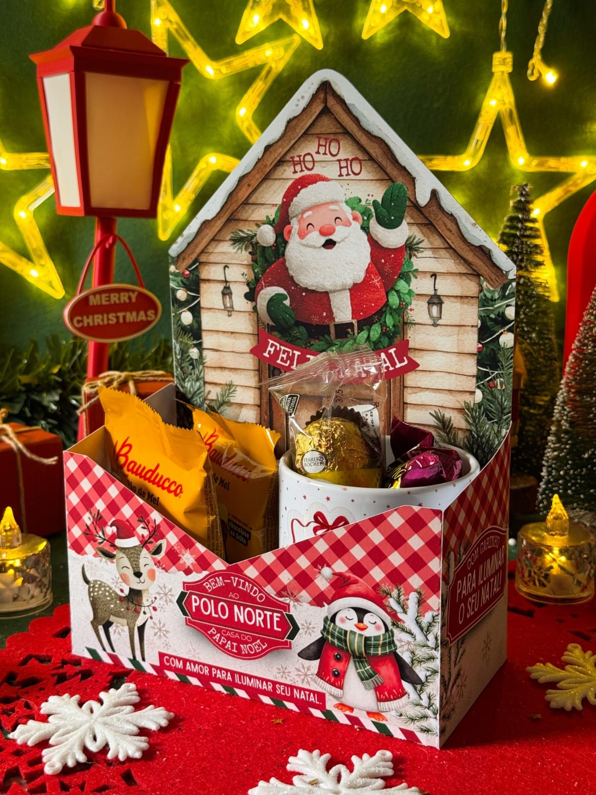 Caixa envelope com caneta