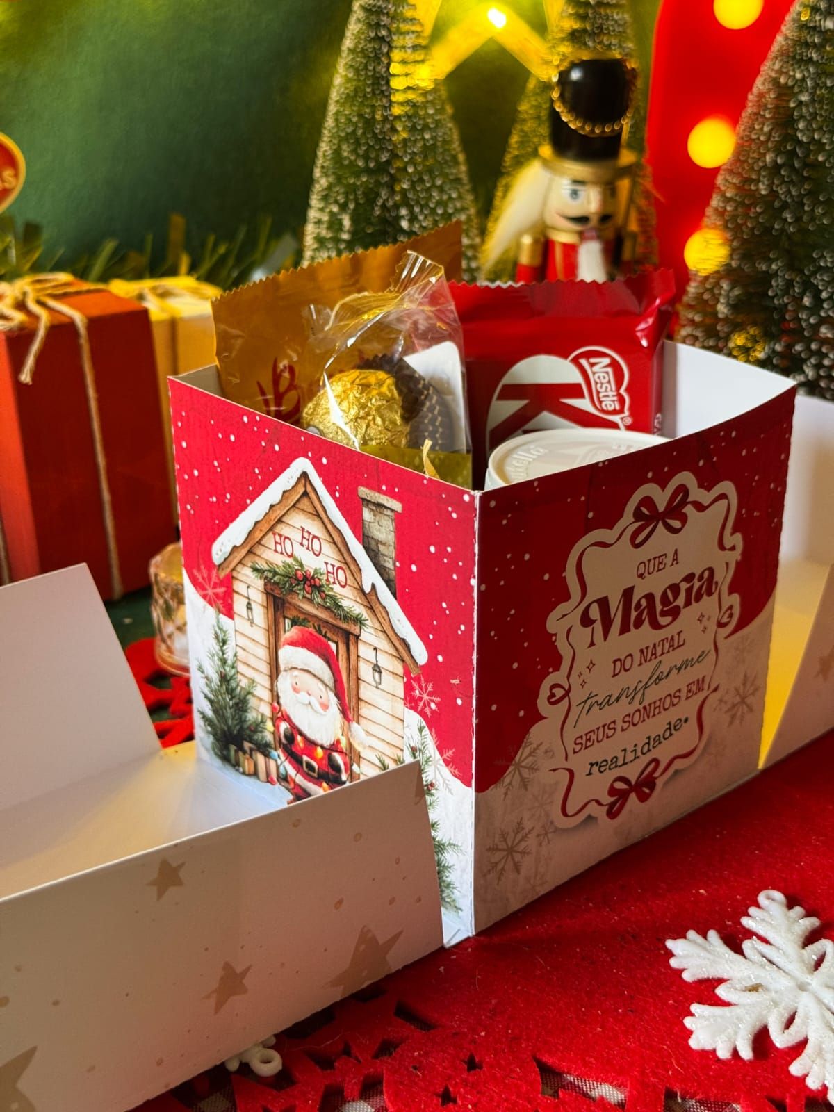 Caixa surpresa natalina